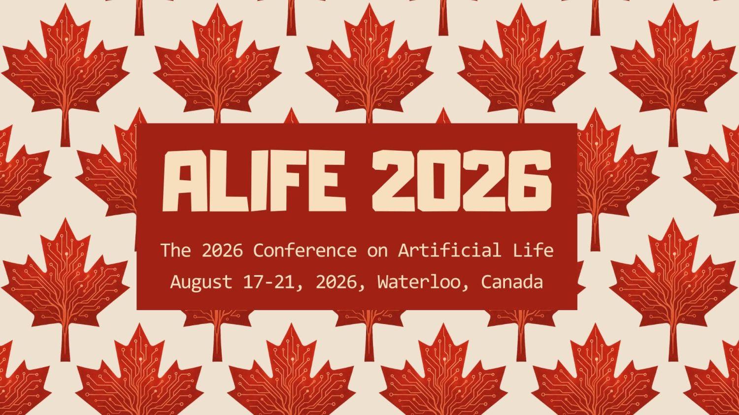 See You at ALIFE 2026 First!