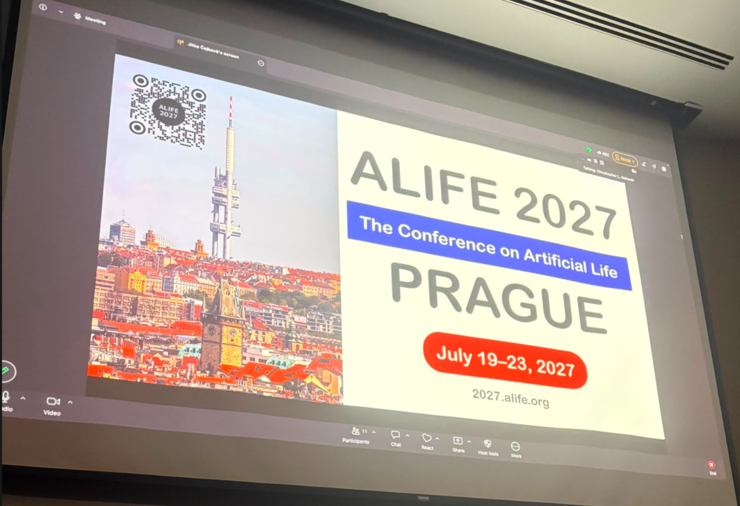 ALIFE 2027 Prague Officially Announced at ALIFE 2026